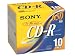 SONY 10CDQ74DN 10枚入りCD-Rメディア74分 650MB 10