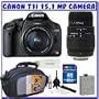 Canon Rebel T1i 15.1 MP Digital SLR w/ Canon 18-55mm IS Lens & Sigma 70-300mm f/4-5.6 DG Lens + 16GB + Advanced Shooter Package K# 3