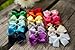 Ema Jane - Grosgrain Baby Hair Bow Clips (Headbands Not Included) (18 Pack)