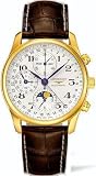 Longines Master Complications 18k Solid Gold Mens Watch L2.673.6.78.5