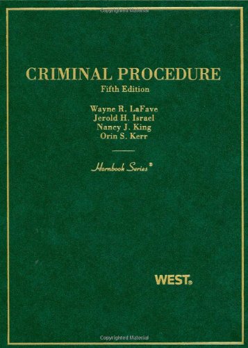 Criminal Procedure (Hornbook)