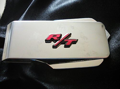 Mopar/Dodge R/T Silver Locking Back Money Clip