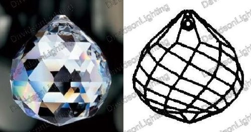 Swarovski Spectra Crystal Mozart Twist Ball 30 mm #8290-8550-30
