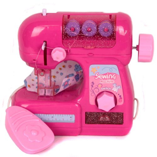 Kids Sewing Machine W/ Music, Pink, Purple Pedal -Affordable Gift for your Loved One! Item #DCHI-SDS-017263