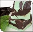Mo's Fudge, Dark Chocolate Mint, 1/2 Pound
