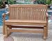 New Grade A Teak Wood Luxurious Outdoor Garden Glider Bench [Model: DV3]