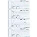 Rediform Money Receipt Book, Hardbound, Carbonless,  2 x 6.875 Inches, 4 Per Page, 200 Triplicates (S1657NCL)