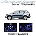 XtremeVision Honda CRV 2007-2012 (6 Pieces) Blue Premium Interior LED Kit Package + Installation Tool