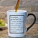 Cottage Creek Grandma Mug Large 18 Ounce Ceramic Definition Grandma Coffee Mug [White]