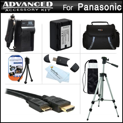 Advanced Accessories Kit For Panasonic HDC-TM90K 