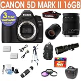 Canon EOS 5D MARK II + Sigma 18-200mm F3.5-6.3 DC OS Lens + 500mm Preset Lens + 2x Telephoto T-Mount Lens + 3 Year Celltime Warranty Repair Package