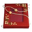 Handmade Set Of 3 Hanging 4 x 6 in. Picture Frames In Red (Thailand)
