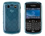 Soft Gel Circles Case for BlackBerry Bold 9700 - Blue