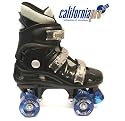 California Pro Quad Black Roller Skates "BLACK"