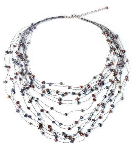 Pearl strand necklace Honey Shadow