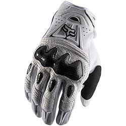 Fox Racing Bomber Vortex Men's Off-Road/Dirt Bike Motorcycle Gloves - White/Black