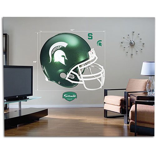 Michigan State Fathead NCAA Helmets