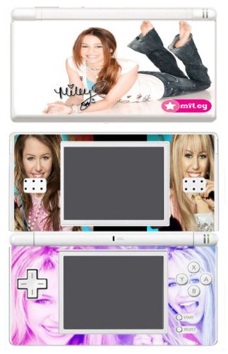 Hannah Montana Miley Cyrus World Game Skin #1 for Nintendo DS Lite