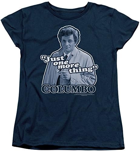 Columbo Crime Drama Series Just One More Thing Quote Women's T-Shirt Tee