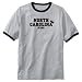 T-Shirt Ringer Heather Gray  North Carolina King  State