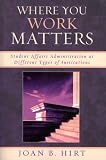 Where You Work Matters: Student Affairs Administration at Different Types of Institutions