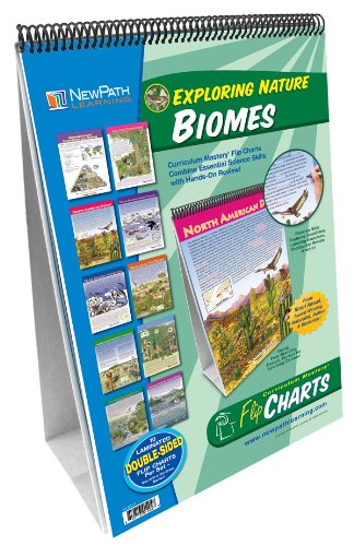 NewPath Learning10 Piece Biomes Curriculum Mastery Flip Chart Set, Grade 5-10