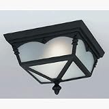 Designers Fountain 2827-BK Quintessence Outdoor Ceiling Light Black 11 w x 7-3/4 h