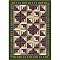 Claire Murray Log Cabin Rug Christmas Green Collection