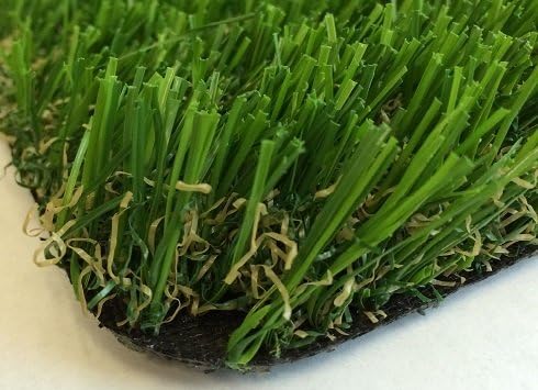 Artificial Landscape Fake Grass 70.6 oz Natural Look Carpet/Rug for Yard/Garden (15'x7')