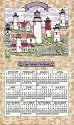 Calendar Towel - Lighthouses of Cape Cod