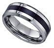 Stunning Men's Tungsten Comfort Fit Wedding Band " Size 11 "