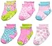 Little Me Baby Girl Socks, 6 Pack