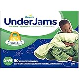 Pampers Underjams Bedtime Underwear Boys, Small/Medium Diapers, 50 Count