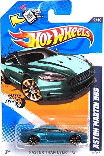 Hot Wheels 2012 Faster Than Ever Aston Martin DBS Green