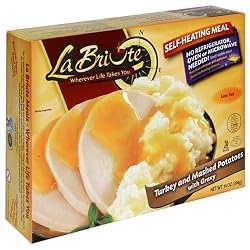 La Briute Self Heating Meal, Turkey and Mashed Potatoes, 14-Ounce Meal (Pack of 6)