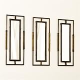 Rattan Mirror Set - Brown (10.5 x 23.5")