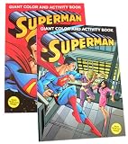 Superman Coloring & Activities Book set : (2 pc)
