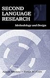 Second language research : methodology and design