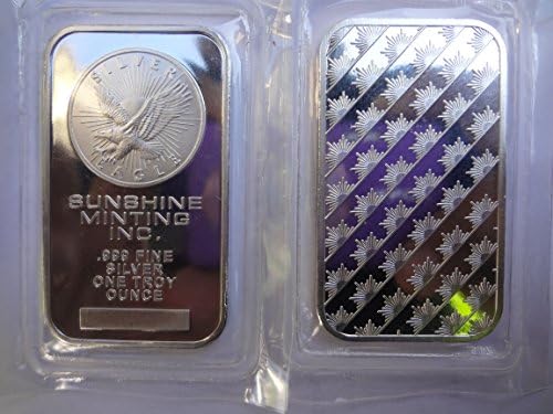 1 Oz Sunshine Silver Bar