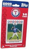 Topps MLB Baseball Cards 2008 Texas Rangers 14 Card Team Set