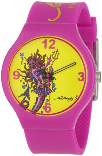 Ed Hardy Men's SM-PY Spectrum Pink Yellow Watch