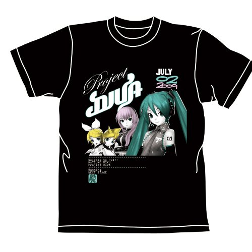 Cover image : 初音ミク -Project DIVA- 初音ミク -Project DIVA-ミクツアーTシャツ ブラック サイズ:L
