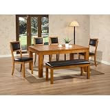 Mercer Rectangular Dining Table Natural Wood