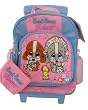 Sad Sam and Honey Kids Size Rolling Backpack Luggage Bag