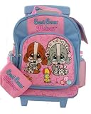 Sad Sam and Honey Kids Size Rolling Backpack Luggage Bag - B000ANCYTC