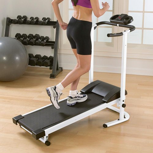 Folding Manual Treadmill with Incline