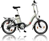 AsVIVA Elektrofahrrad Klapprad, 36V Power Pedelec, Reifengröße: 20 Zoll (50,8 cm)