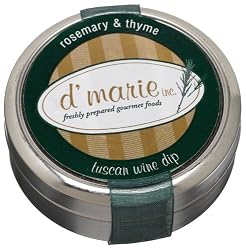 Tuscan Wine Dip Mix Rosemary & Thyme, .4-Ounce Units (Pack of 6)