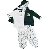 Green Bay Packers #1 Fan Three-Piece Newborn Outfit