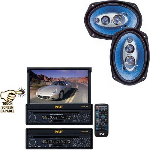 Assessment in addition to Assess Price Pyle Vehicle Audio System for Car, Van, Truck, Mobile etc. - PLTS73FX 7'' Single DIN In-Dash Motorized Touch Screen TFT/LCD